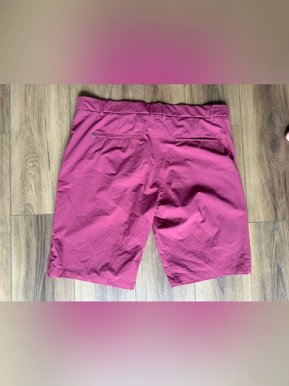 Greyson Montauk Burgundy Shorts‎ Mens 38 Performance Golf Wolf